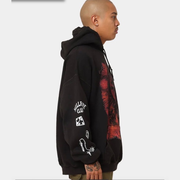 Goat Crew Stranger Things Eddie Munson Vintage Hoodie Limited Edition - Picture 3 of 7